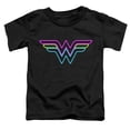 thumbnail image 2 of Dc Wonder Woman Neon Wonder Woman Kids T Shirt (2) for Youth Toddler Boys and Girls, Black, 2 of 5