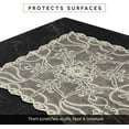 thumbnail image 5 of Elegant Comfort Embroidered Ingrid Table Runner, Lace-Style Dresser Scarf for Home and Dining Room, Decorative Tabletop Accent for Kitchen, Indoor, and Outdoor Use, 16 X 20 Inches, Gold, 5 of 5