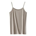 thumbnail image 2 of Beige Women's Tanks, Womens Soft Tank Top Vest With Built In Bra Sleeveless Comfy Stretch Yoga Gym Tops Workout Tank Tops,Women's Tanks & Camis 4XL, 2 of 7