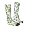 thumbnail image 3 of Balery Vintage Utensils Printed Novelty Socks Men's Women's Crew Socks Sports Socks Knee High Socks Cotton Socks Quirky and Cool Socks, 3 of 9