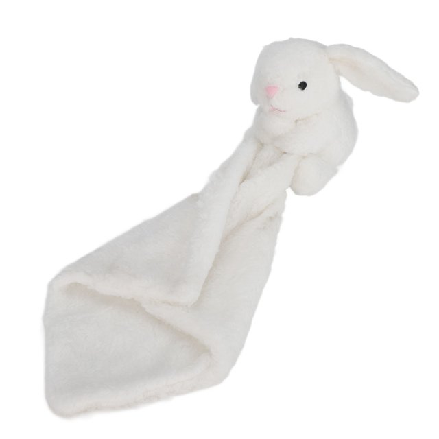 Manta de Seguridad de Conejo para Bebé Manta de Seguridad de Animal de Peluche para Bebé Toalla Suave de Conejo de Peluche Suave para la Piel Amigable para el Bebé ANGGREK Otros