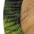 thumbnail image 5 of Ambesonne Jungle Fitted Round Tablecloth, Toucan and Peacock Jungle, 45"- 56" Diameter, Pistachio Green Soft Pink, 5 of 5