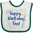 thumbnail image 3 of Inktastic Happy Birthday Dad Boys or Girls Baby Bib, 3 of 4