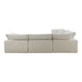thumbnail image 5 of Moe's Home Collection Clay Classic L-Shaped Modular Sectional Coastside Sand, 5 of 7