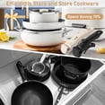 thumbnail image 2 of Multifunctional Detachable Pan Handle — Heat-Resistant, Non-Slip Kitchen Tool; Dual-Purpose for Cooking & Serving; Hangable Storage (2-Pack), 2 of 9