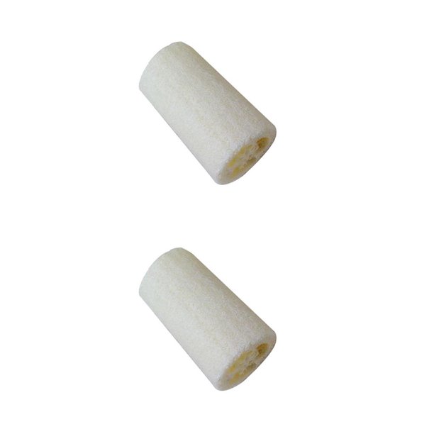 Advancent Esponja de ducha de baño de lufa Natural, esponja de lufa, masaje de Spa, depurador corporal, removedor de calentura, accesorios de baño blanco PC 1 2piezas Advancent CBP254743