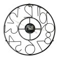 thumbnail image 5 of Karina Metal Round Modern Farmhouse Wall Clock, 5 of 6