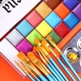 thumbnail image 3 of Set de pintura facial y corporal UCANBE Athena, 20 colores con 10 pinceles, 3 of 7
