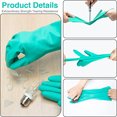 thumbnail image 2 of Guantes ThxToms Nitrile resistentes a productos químicos, 1 par, tamaño mediano, 2 of 7