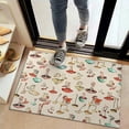 thumbnail image 2 of Red Mushroom Light Pattern Door Rugs,Washable Non Slip Door Mats Indoor,Decorative Door Mats,Entry Mat Indoor for Entrance,Bedroom,Kitchen,Bathroom,20"x32", 2 of 6