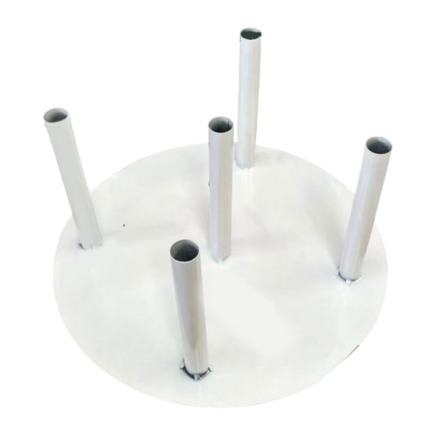 Soporte de exhibición de flores para poste, base para flores, soporte resistente para arreglos florales de pie para bodas, centros de mesa y salas de Cinco polos