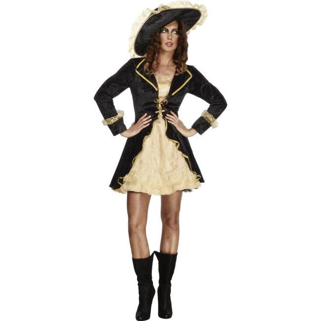 Pirate Caribbean Womens costume Swashbuckler Ladies Fancy Dress Hen Party Outfit 