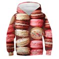 thumbnail image 3 of Sudadera con capucha con estampado de caramelos de colores, divertida sudadera con patatas fritas, jersey de macarrones para niños, camisetas de otoño, chándal informal, ropa para niños, 3 of 5