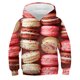 thumbnail image 3 of Sudadera con capucha con estampado de caramelos de colores, divertida sudadera con patatas fritas, jersey de macarrones para niños, camisetas de otoño, chándal informal, ropa para niños, 3 of 5
