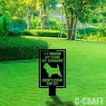thumbnail image 2 of C-craft Cairn Terrier Guard Dog on Duty Yard Sign for Enhanced Security, 2 of 4