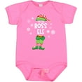 thumbnail image 3 of Inktastic Funny Christmas I'm the Boss Elf with Shoes and Hat Boys or Girls Baby Bodysuit, 3 of 5