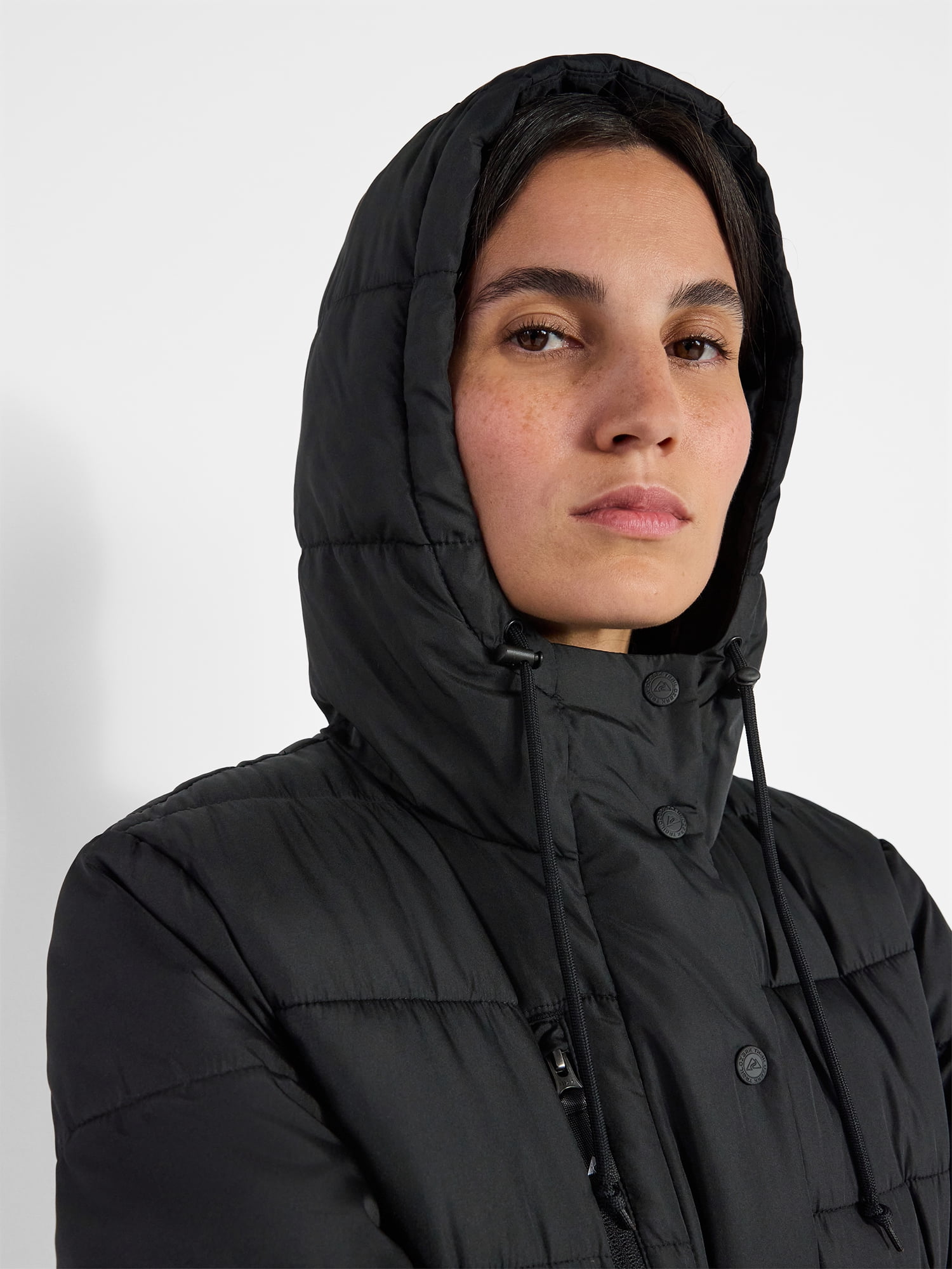 Ozark Trail Women's and Women's Plus Mid Length Puffer Coat, Sizes XS-2X