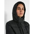 thumbnail image 5 of Ozark Trail Women's and Women's Plus Mid Length Puffer Coat, Sizes XS-2X, 5 of 7