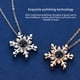 thumbnail image 4 of Joyería De Navidad 100 Idiomas I Love You Collar Navidad Copo De Nieve Elk Cristal Colgante Collar Regalo De Navidad Kearding AP007575-02, 4 of 6