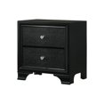 thumbnail image 3 of Beautiful Charcoal Finish 3pc Bedroom Set Queen Size Upholstered Bed 2x Nightstand Furniture, 3 of 5