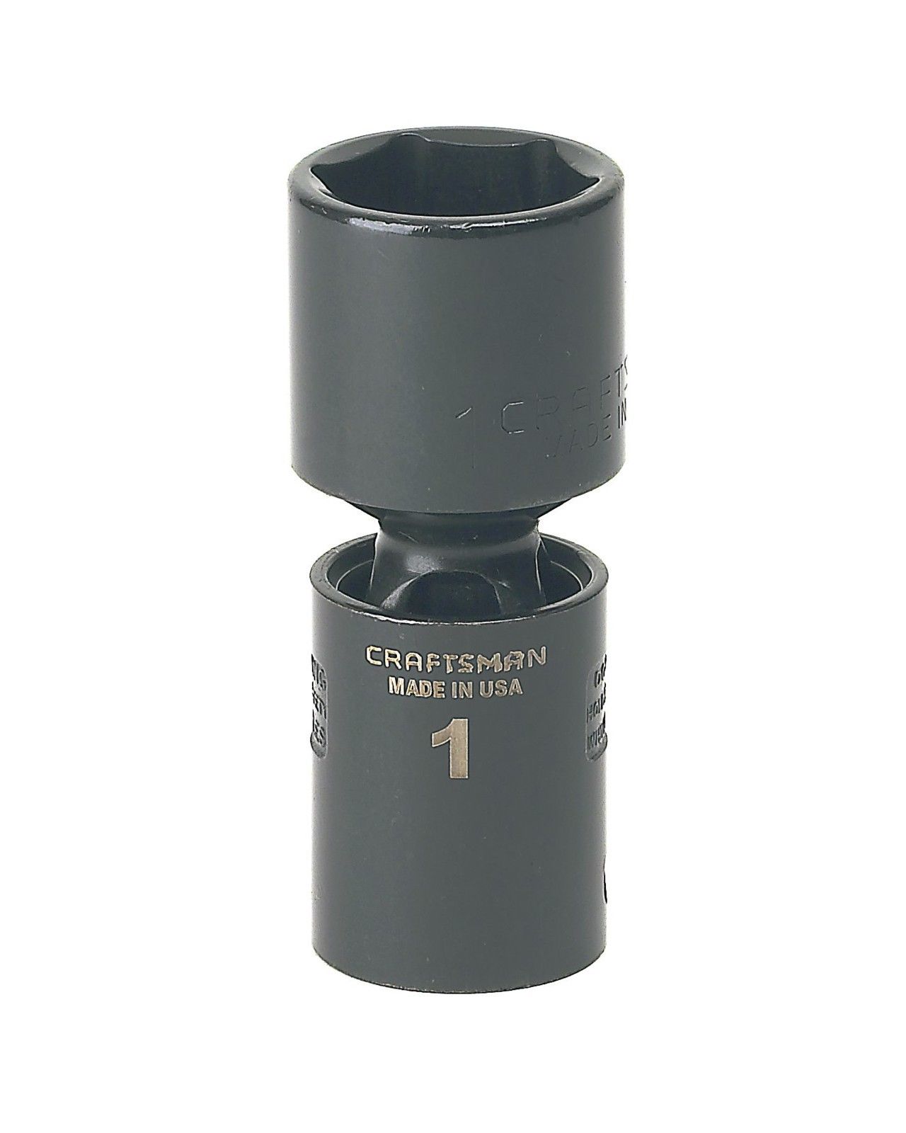 Craftsman Impact Socket 1 in. EasyToRead Pinless Swivel 1/2 in. Drive