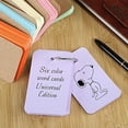 thumbnail image 3 of Bolsillo para tarjetas de aprendizaje, tarjetas de índice Paquete de 6 tarjetas de papel con tarjeta flash en blanco Ring Memo para revisión de vocabulario DIY multicolor 9 * 5.5CM Xemadio LN-1581, 3 of 4