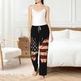 thumbnail image 6 of Lsque Patriotic USA Butterfly Art Print Women's Pajama Pants, Lounge Pant - Comfortable Home Wear,Elastic Waistband, Stylish Design-X-Large, 6 of 9
