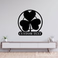 thumbnail image 2 of Handmadetneonsign Lucky Shamrock Metal Wall Art Light, Lucky Shamrock Metal Sign Wall Decor, Clover Metal Decor, 2 of 5