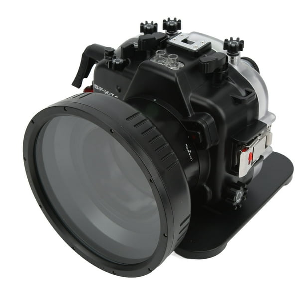 Caisson étanche appareil photo noir pour Canon G7 X Mark II 40m Profondeur  Sous-Marine Boîtier de Plongée de Caméra