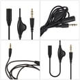 thumbnail image 3 of 2PCS 3.5mm Male to Female Audio Extension Cord Pulley Adjusting Audio Cable, 3 of 9
