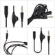 thumbnail image 5 of 2pcs 3.5mm Macho a hembra Cable de extensión de audio Polea Ajuste del cable de audio, 5 of 6