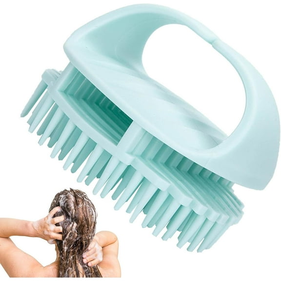 Hair Massager | Hair Scrubber Shower Massaging Brush,Soft Dual Use Scalp Massaging Shampoo Brush for Relaxation and Scalp Scrub Thaely
