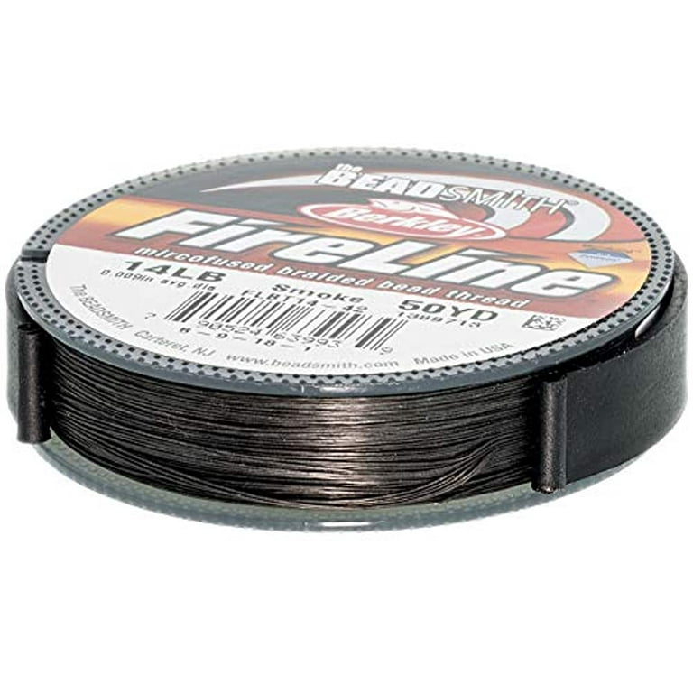 FireLine Braided Beading Thread, 14lb Test and 0.009 Thick, 50