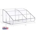 thumbnail image 5 of STORi Clear Plastic 6-Compartment Vanity Makeup Organizer, 5 of 5