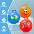 thumbnail image 4 of Pelotas hinchables Hopper Ball Ynanimery con mango para niños de 3 a 8 años, 4 of 7