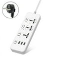 thumbnail image 1 of Multiprise Us/uk/eu 5v2.1a avec 3 Prises et 3 Ports Usb, 1 of 5