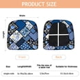 thumbnail image 3 of Pioneer Flower Seat Covers for Dining Room Chairs Set Of 4,Stretch Printed Washable Chair Seat Cover with Elastic Ties and Button,Removable Waterproof Couch Cushion Covers, 3 of 6