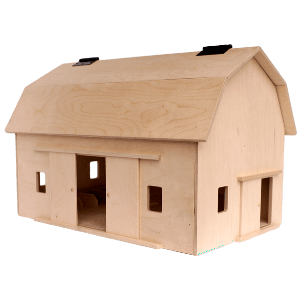 AmishMade Toy Wooden Hip Roof Barn …