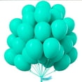 thumbnail image 4 of Teal Balloons 50 pcs 12 Inch Turquoise Aqua Blue Dark Teal Balloons for Graduation Wedding Baby Shower Bridal Shower Gender Reveal Anniversary Birthday Party Decorations Teal-Y69, 4 of 12
