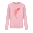 thumbnail image 4 of Vetsdori Valentine Sweatshirts for Women Pullover Tops Casual Valentine's Days Crew Neck Womens Sweatshirts Holiday, 4 of 6