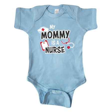 

Inktastic My Mommy is a Nurse Gift Baby Boy or Baby Girl Bodysuit