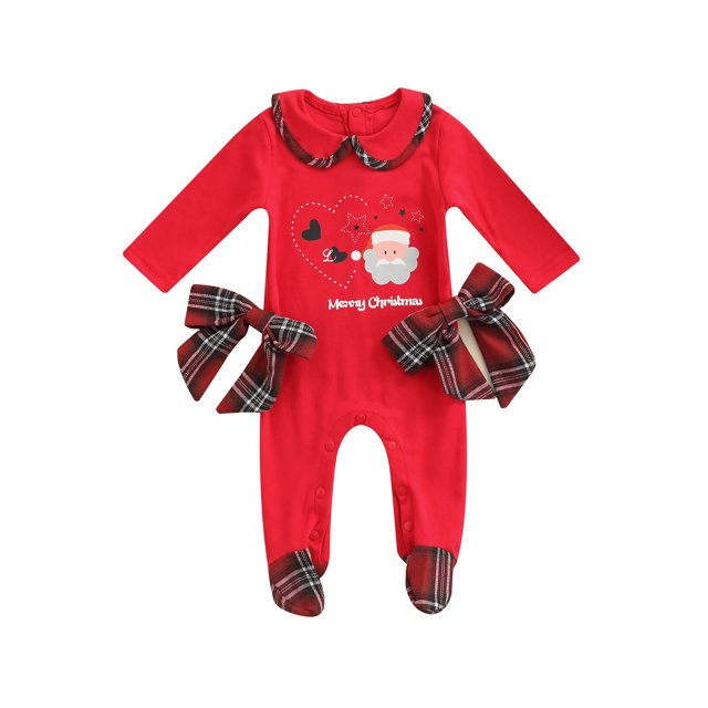 FOCUSNORM Children Cartoon Patterns Print Peter Pan Collar Long Sleeve Baby Romper