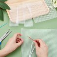 thumbnail image 3 of 5pcs Rectangle Mesh Plastic Canvas Clear Plastic Canvas Sheets Crossbody Plastic Net Cover for DIY Crafts Embroidery Knitting Bag, 3 of 7
