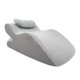 thumbnail image 3 of Almohada ergonómica boca abajo con funda suave y lavable, almohada de masaje para el hogar, almohada en cuña Blanco y gris, 3 of 9