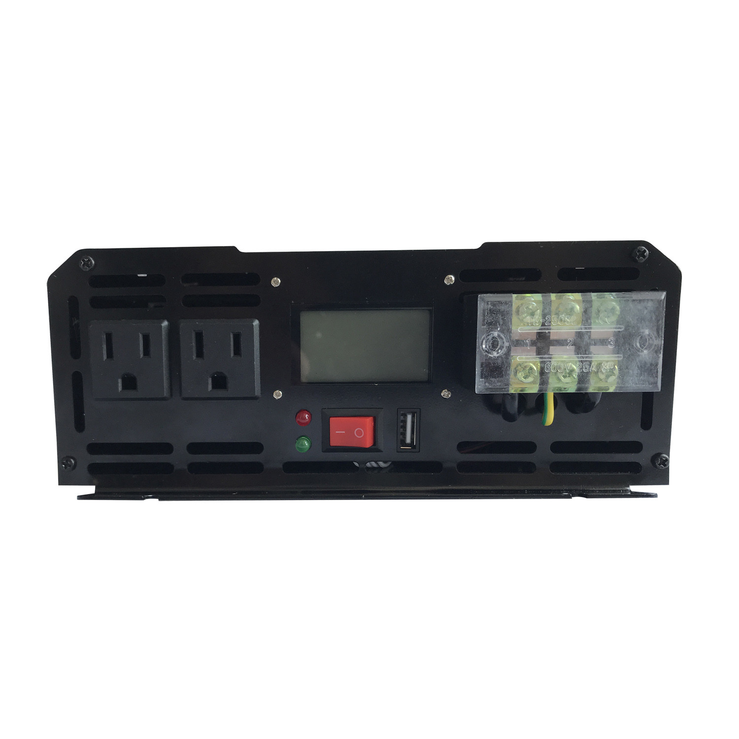 Solar Power Inverter Pure Sine Wave 3000W DC 24V AC 120V 60HZ Off Grid US Stock