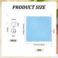 thumbnail image 2 of Charm BENECREAT, 5 unidades, dijes de plata de ley 925 con forma de campana, 8,8 x 6 mm, 2 of 6
