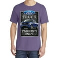 thumbnail image 2 of Wild Bobby, Ford Truck Parking Only Sign Gift for Owners of Ford Trucks, Cars and Trucks, Garment-Dyed Washed Look Short Sleeve Tees, Purple, X-Large, 2 of 3
