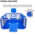 thumbnail image 2 of Corral Bebe Gimnasio De Juegos Porterías Y Tablero Infantil, 2 of 6