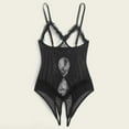thumbnail image 2 of FhsagQ Womens Lingerie Crotchless Plus Size New Women Plus Size Lace Lingerie Jumpsuit Underwear Bodysuit Sleepwear Teddy Lingerie for Women 2 Piece Womens Lingerie Bodysuit Crotchless Black XXXXL, 2 of 3