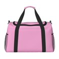 thumbnail image 1 of Disketp Pink Bolsa de Viaje Tipo Duffle, Bolso de Mano para Fin de Semana para Mujer, Bolsa de Gimnasio Ligera para Hombre, Esencial para Viajes, 1 of 7